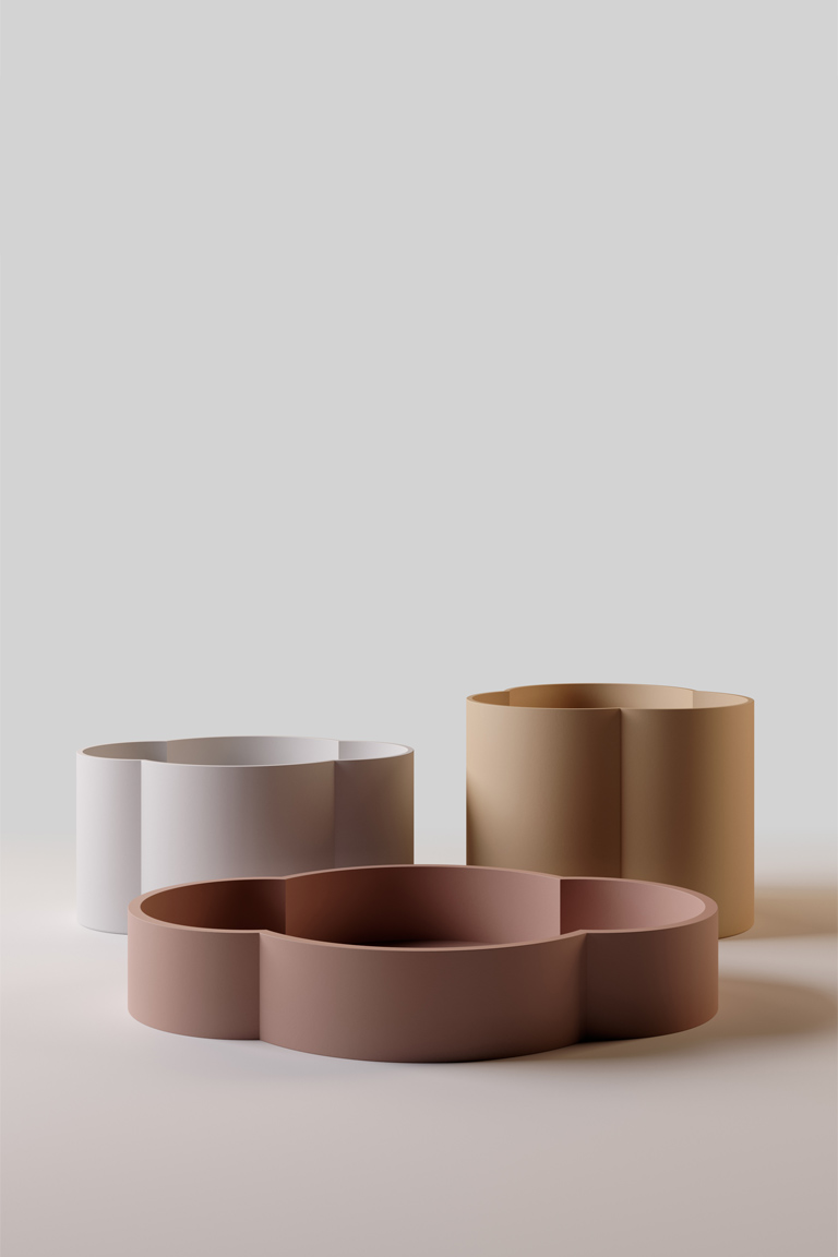 Cicladi Flower Pot by Danese Artemide Design Accessories